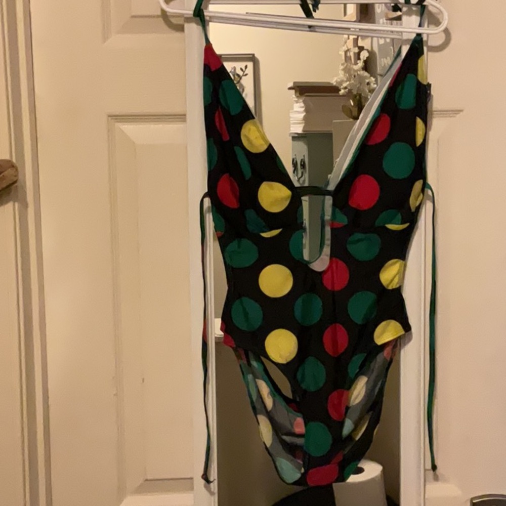 NWOT Island Wear Hi-Cut Low Back Jamaican Sexy XL Bikini
